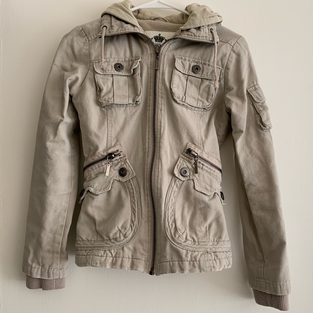 BB Dakota Fleece-Lined Utility Jacket in Khaki (the Bella Swan jacket!)